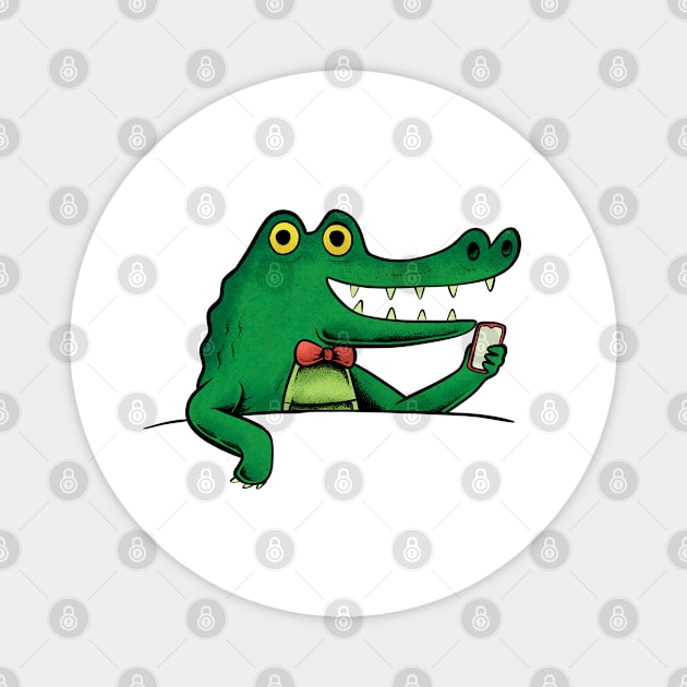 Gentle Croco Magnet by create by adi